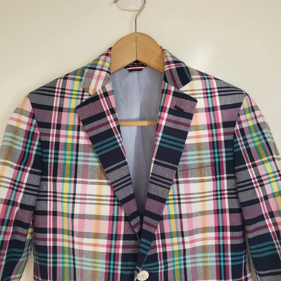 Tommy Hilfiger Boy's Plaid Blazer